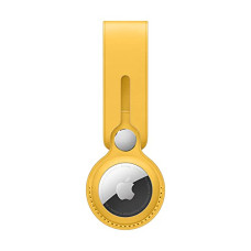 Deals and Offers on Accessories - Apple AirTag Leather Loop - Meyer Lemon Deals, Discounts & Offers on Accessories - Apple AirTag Leather Loop - Meyer Lemon