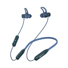 Deals, Discounts & Offers on Headphones - Amazon Basics Bluetooth 5.0 Neckband, IPX-6 Rated, Up to 42 Hours Playtime, Magnetic in Ear Earbuds, Voice Assistant, Dual Pairing, Blue