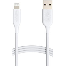 Deals and Offers on - Amazonbasics Lightning To Usb Cable - Advanced Collection, Mfi Certified Apple Iphone, Tablet Charger, White, 3-Foot (Durability Rated 10,000 Bends) Deals, Discounts & Offers on - Amazonbasics Lightning To Usb Cable - Advanced Collection, Mfi Certified Apple Iphone, Tablet Charger, White, 3-Foot (Durability Rated 10,000 Bends)