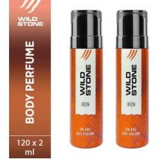 Deals and Offers on - Wild Stone Iron Pack of 2 Perfume Body Spray - For Men(240 ml, Pack of 2) Deals, Discounts & Offers on - Wild Stone Iron Pack of 2 Perfume Body Spray - For Men(240 ml, Pack of 2)