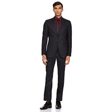 Deals, Discounts & Offers on Men - [Sizes 96, 100] Raymond Men's Wool SB2 BTN Notch Lapel Floating Suit-1 Dress Set