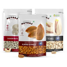 Deals and Offers on Food and Health - Nutraj Super Saver Pack Pistachios, Almonds, Cashews(3 x 250 g) Deals, Discounts & Offers on Food and Health - Nutraj Super Saver Pack Pistachios, Almonds, Cashews(3 x 250 g)