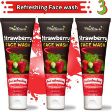 Deals, Discounts & Offers on  - Phillauri Strawberry with Strawberry Extracts | For Normal to Dry Skin | For Hydrating & Glowing Skin Face Wash(180 ml)