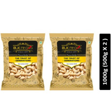 Deals, Discounts & Offers on Food and Health - BLK FOODS Select 1kg Cashews Nuts (Crunchy Kaju) (500g x 2 packs) Cashews(1000 g)