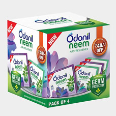 Deals, Discounts & Offers on  - Odonil Bathroom Air Freshener Neem Mixed Fragrances Blocks 192g (48g, Pack of 4)