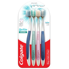 Deals, Discounts & Offers on  - Colgate Gentle Enamel Ultra Soft Bristles Manual Toothbrush for adults, 4 Pcs (Buy2 Get 2), Soft Bristles