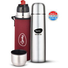 Deals, Discounts & Offers on  - Pigeon Bullet Therminox 350 ml Flask(Pack of 1, Silver, Steel)