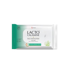 Deals, Discounts & Offers on Beauty Care - Lacto Calamine Daily Cleansing Facial Wipes | 25 Wipes | Wet Wipes