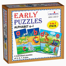 Deals, Discounts & Offers on  - Creative Kids 's Early Puzzles Step Ii, Alphabet A to L, Multi Color