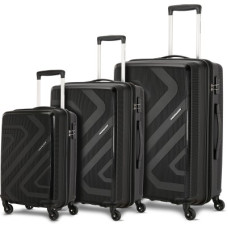 Deals, Discounts & Offers on  - Kamiliant by American TouristerHard Body Set of 3 Luggage 4 Wheels - Kam Kiza Sp 3Pcset -Black - Black
