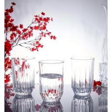 Deals, Discounts & Offers on  - Pasabahce Echo Glass Water Glass from House of Pasabahce The Original Pasabahce from Turkey, Transparent Echo Water Glass Set, 350 ml in Set of 6 Pcs, Perfect fit