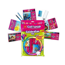 Deals, Discounts & Offers on  - Cello ColourUp Celebration Kit|Coloring Kit includes Crayons, Sketch Pens, Coloured Pens & Activity Book|Best Gift Set