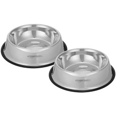 Deals, Discounts & Offers on  - Amazon Basics Stainless Steel Pet Feeding Bowl,1800ml,(Set of 2)