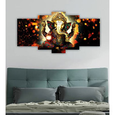 Deals, Discounts & Offers on  - SAF Set Of 5 Wall Painting With Frame For Home Decoration, Living Room, Spa, Office, Hotel Big Size Wall Dcor 36 Inch x 18 Inch SANFPNL32260