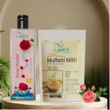 Deals, Discounts & Offers on  - ANI'S Premium Quality Rose Water (Gulab Jal) With Multani For face & Skin/Eyes(2 Items in the set)