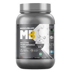 Deals, Discounts & Offers on  - MuscleBlaze Biozyme Performance Whey Protein (Rich Chocolate, 1 kg / 2.2 lb) | Clinically Tested 50% Higher Protein Absorption | Informed Choice UK, Labdoor USA Certified & US Patent Filed EAF