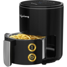 Deals, Discounts & Offers on Personal Care Appliances - Lifelong LLHFD425 with Digital Touch Panel | 1000 W |Timer Selection & Adjustable Temperature Control | Preset Menu |Uses upto 90% Less Oil |Fry, Grill, Roast, Reheat and Bake Air Fryer(2.5 L)