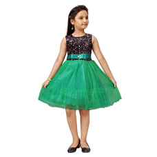 Deals, Discounts & Offers on  - Aarika Girls Knee Length Dress
