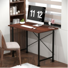 Deals, Discounts & Offers on Vegetables & Fruits - CATIVE Engineered Wood Office Table(Free Standing, Finish Color - Black Frame, DIY(Do-It-Yourself))