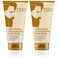 Deals, Discounts & Offers on  - Qraa Haldi Chandan Skin Brightening/Lightening Combo Face Wash(200 g)