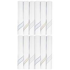 Deals, Discounts & Offers on  - Kuber Industries Lining Design 100% Cotton Premium Collection Handkerchiefs Hanky