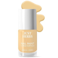 Deals, Discounts & Offers on Beauty Care - Just Herbs Nail Polish 12 Chemical Free Formula Quick Dry, Glossy Finish and Long Lasting Nail Paints (Sunshine Glow)