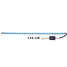 Deals, Discounts & Offers on  - Autofy Bright Light Universal Flexible 120 Centimeter 96 Led Car Tail Light Strip/Licence Plate Light Strip Brake Stop Turn Signal Light (Red Light and Blue Light Modes White)
