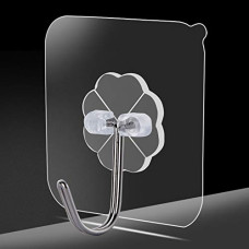 Deals, Discounts & Offers on  - GLUN Waterproof Stick on Adhesive Stronger Plastic Wall Hooks Hangers