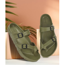 Deals, Discounts & Offers on Men - ParagonMen EVK3408G Stylish Waterproof Lightweight Durable Rainwear Green Casual Sandal