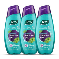 Deals, Discounts & Offers on  - Joy Cooling Mint Shower Gel Body Wash Value Combo Pack (250ml x 3) | With Peppermint for Skin Cooling & Eucalyptus