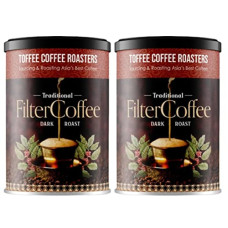 Deals, Discounts & Offers on  - Toffee Coffee Roasters | Pack of 2 x 200gm (400gms) South Indian Filter Coffee| As Seen On Shark Tank | Specialty Blend | Traditional Dark Roast Signature Filter Coffee