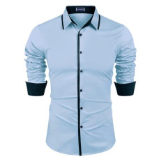 Deals, Discounts & Offers on Men - Zombom Men's Solid Cotton Blend Regular Fit Full Slevee Casual Shirts