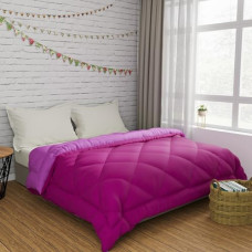 Deals, Discounts & Offers on  - LA VERNE Comforter Double Bed | 220 GSM | Blanket Double Bed, AC Comforter Double Bed, Quilt, AC Blanket, Dohar Double Bed, Reversible Microfibre Polyester (Pink)