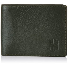 Deals, Discounts & Offers on  - Nelle Harper Men's Leather Bifold Wallet, Dark Green, (NHMLWV008)