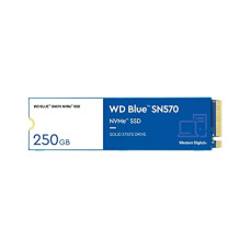 Deals, Discounts & Offers on  - Western Digital WD Blue SN570 NVMe 250GB, Upto 3300MB/s, with Free 1 Month Adobe Creative Cloud Subscription, 5 Y Warranty, PCIe Gen 3 NVMe M.2 (2280), Internal Solid State Drive (SSD) (WDS250G3B0C)