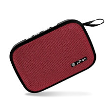 Deals, Discounts & Offers on Electronics - pTron Musicbot Lite 5W Mini Bluetooth Speaker with 6Hrs Playtime, Immersive Sound, 40mm Driver, Bluetooth 5.1 with Strong Connectivity, Portable Design, Integrated Music & Call Control (Burgundy)