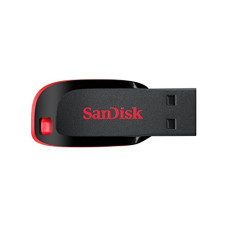 Deals, Discounts & Offers on  - SanDisk Cruzer Blade 128GB USB 2.0 Pen Drive (Red and Black)