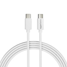 Deals, Discounts & Offers on  - amazon basics Type-C To Type-C 45W Fast Charging And 480 Mbps Data Sync Cable (1.2 M), White
