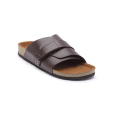 Deals, Discounts & Offers on  - REFOAM ORFMO-08 Men's Black Synthetic Leather Slip On Trendy | Comfortable | Outdoor | Stylish Casual Sandals