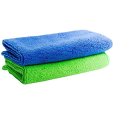 Deals, Discounts & Offers on  - Signoraware Glowmax Double Sided Microfiber Heavy Towel 800GSM 40cm*40cm, Set of 2, Multicolour, Standard, SG_6710S2_Multicolour