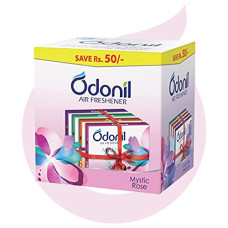 Deals, Discounts & Offers on  - Odonil Bathroom Air Freshner Blocks - 288g (72g*4) | Mixed Fragrances: Jasmine, Lavender, Orchid, Rose| Long Lasting Fragrance | Lasts upto 45 days