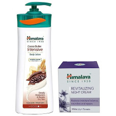 Deals, Discounts & Offers on Beauty Care - Himalaya Herbals Revitalizing Night Cream, 50ml And Himalaya Herbals Cocoa Butter Intensive Body Lotion, 400ml