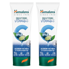 Deals, Discounts & Offers on Beauty Care - Himalaya Brightening Vitamin C Blueberry Face Wash | Brightening Face Cleanser | Remove Dull Skin | 100ml (Pack of 2)