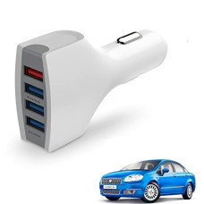 Deals, Discounts & Offers on Mobile Accessories - Kozdiko USB Car Fast Charger 4 Ports Multi Sockets 36W 4.1 Charger All Andriod & i-Os Smartphones