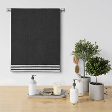 Deals, Discounts & Offers on  - URBAN MAGIC 405GSM Soft Fabric Cotton Grey Bath Towel - (68 x 137 cms) - Pack of 1