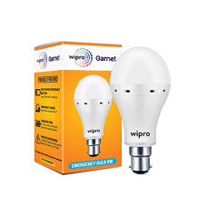 Deals, Discounts & Offers on  - wipro Garnet 9w LED Emergency Bulb | Cool Day White (6500K) | B22 LED Bulb Base | Inverter Bulb