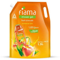 Deals, Discounts & Offers on  - FIAMA Shower Gel Peach & Avocado, Body Wash Pouch(1.5 L)