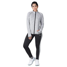 Deals, Discounts & Offers on Women - Nivia 2434 Polyester Women Jacket, X-Large (Light Grey)