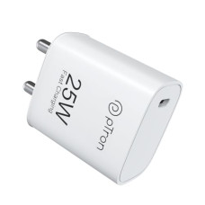 Deals, Discounts & Offers on Mobile Accessories - pTron 25W Type C Mobile Charger Superfast Charging Compatible