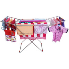 Deals, Discounts & Offers on  - PROJAIN STEEL Steel Floor Cloth Dryer Stand SS-RODE-CLOTHSTAND-BED(1 Tier)